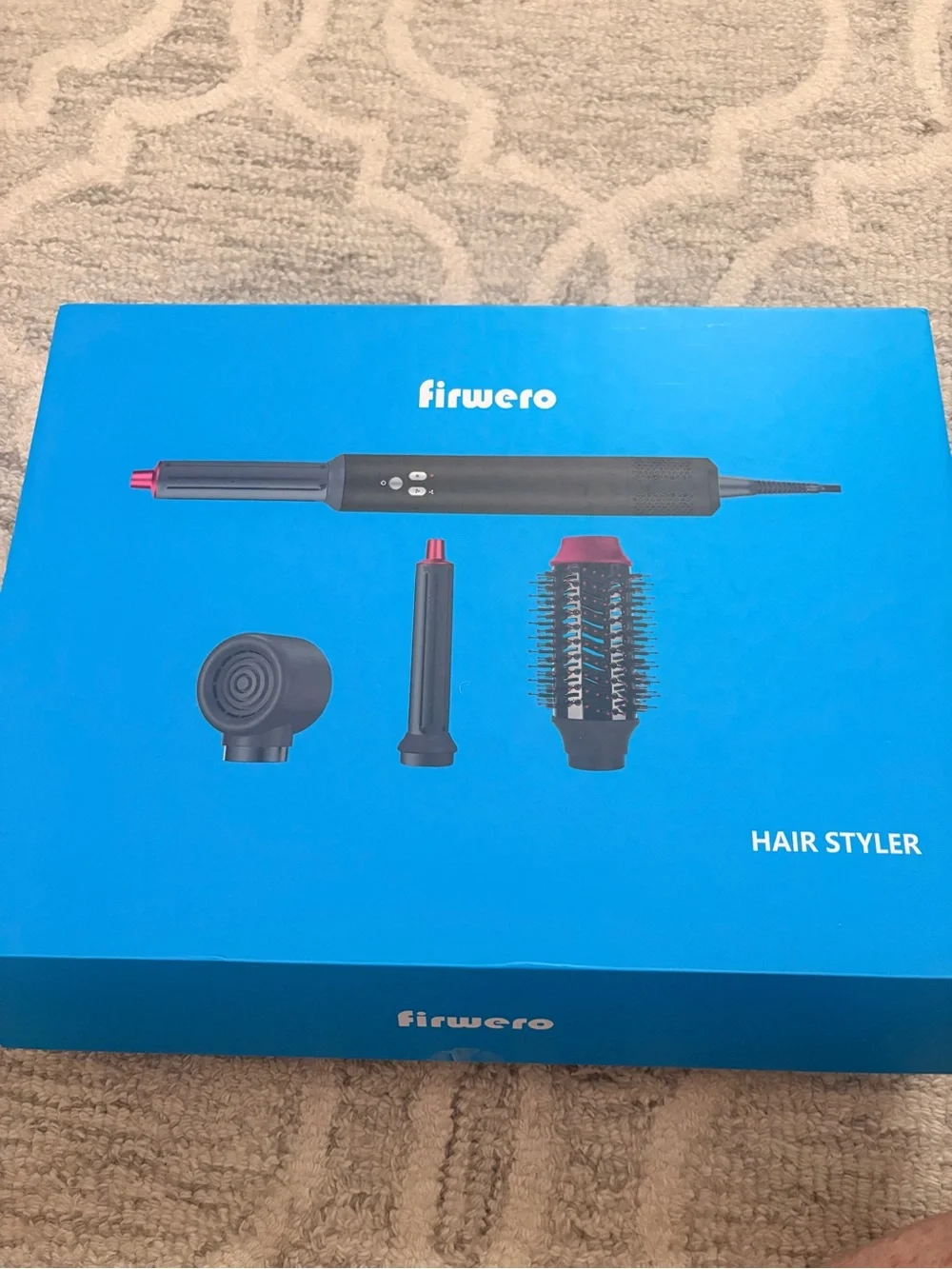 Firwero Hair Styler Hair Dryer Brush 4 in 1 Hot air Styler Auto Wrap Curling